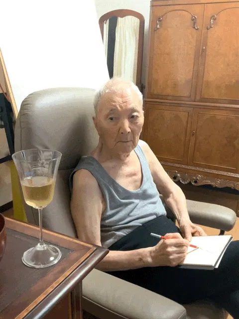 自宅でのデッサン